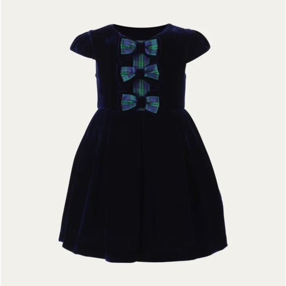 sachin and babi light blue dress Perfectly Dressed Girls 12 Months Christmas Holiday Red Black Bow Dress
